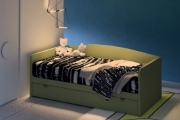 letto-divanetto-verde