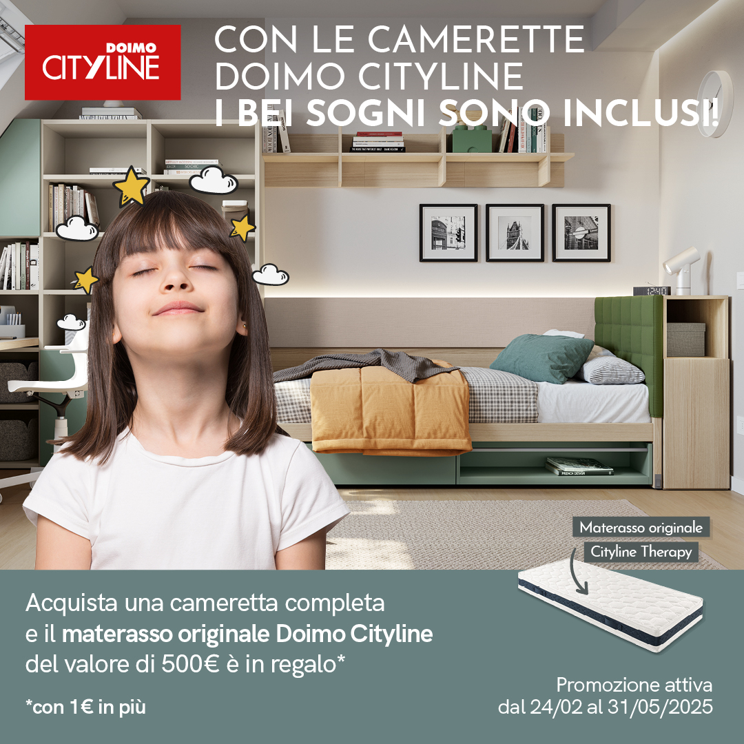 camerette doimo promozione materasso